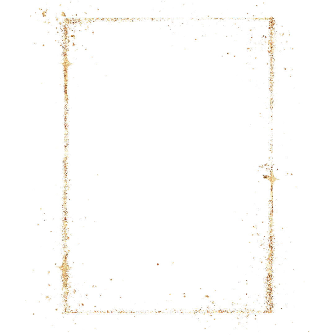 Rahmen gold eckig 1