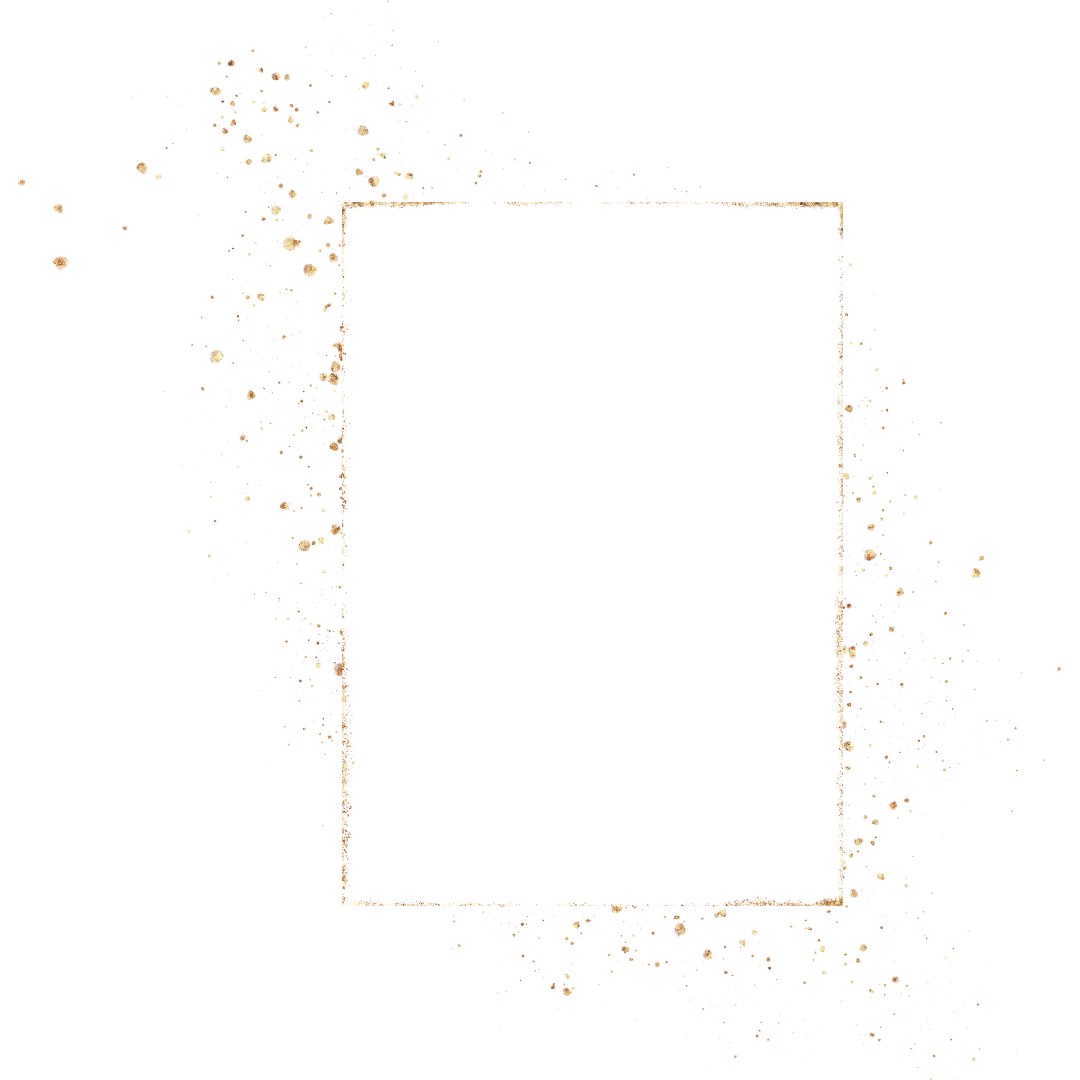Rahmen gold eckig 2