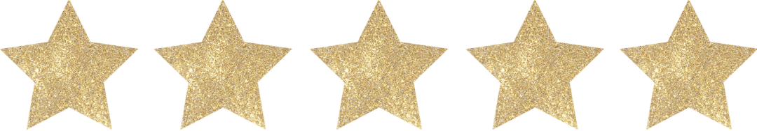 Sterne glitter gold