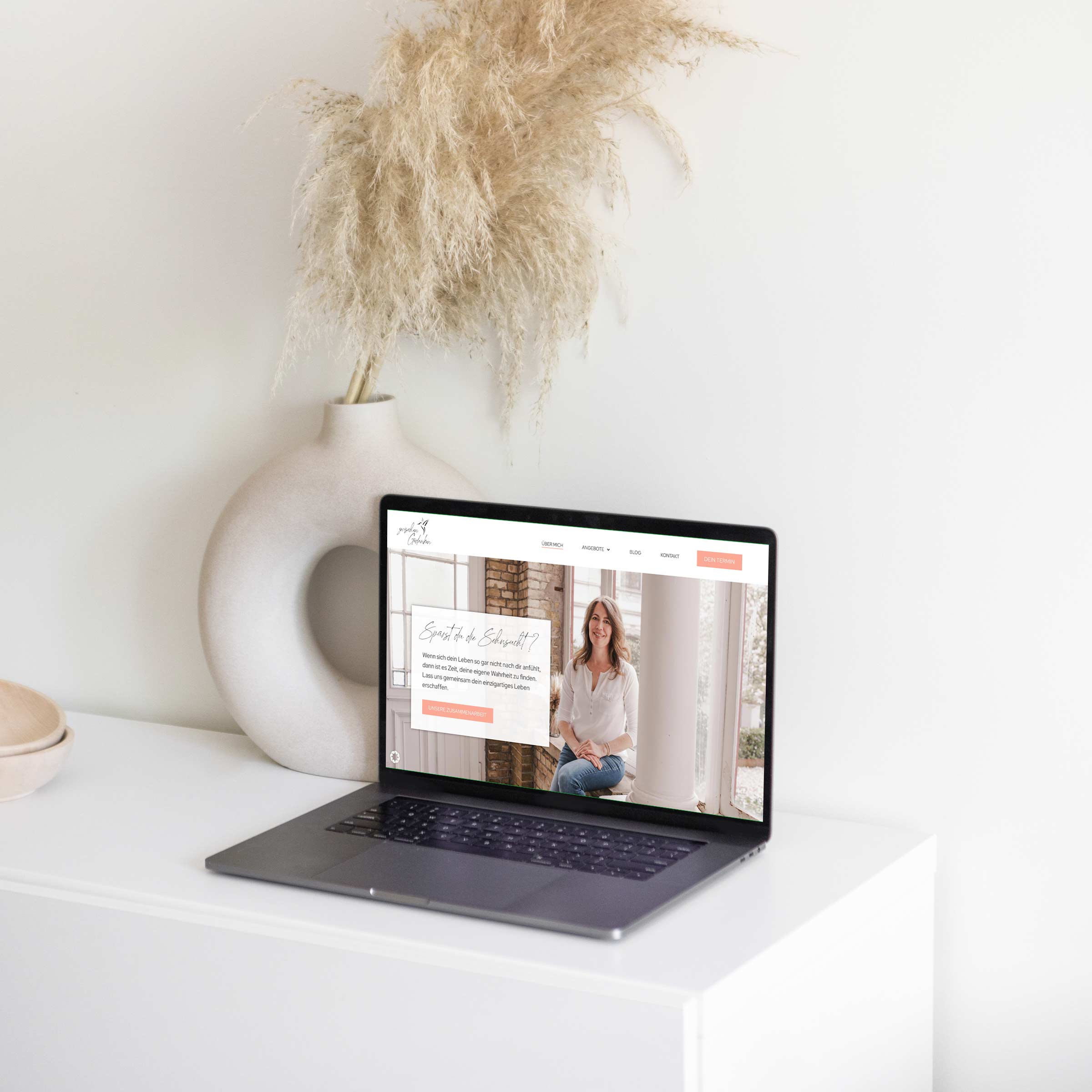 Webdesign und Texte: Feedback Maren