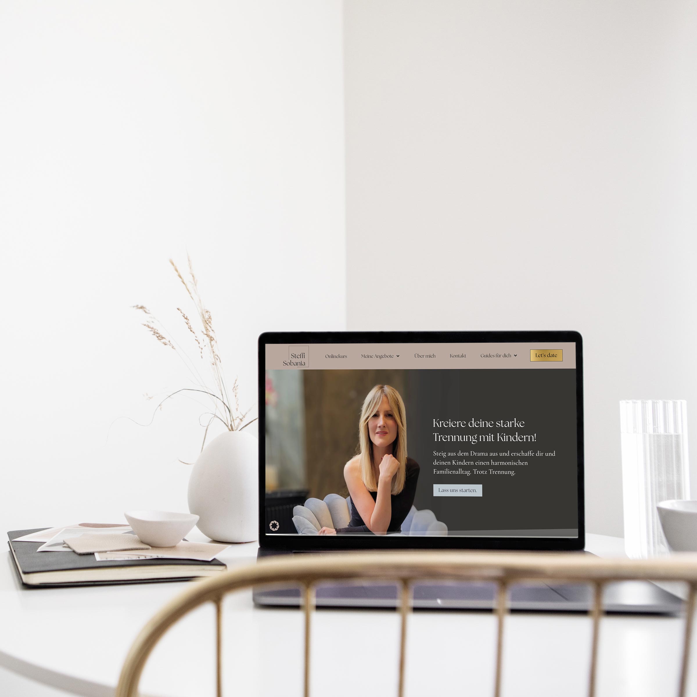 Webdesign und Texte: Feedback Steffi
