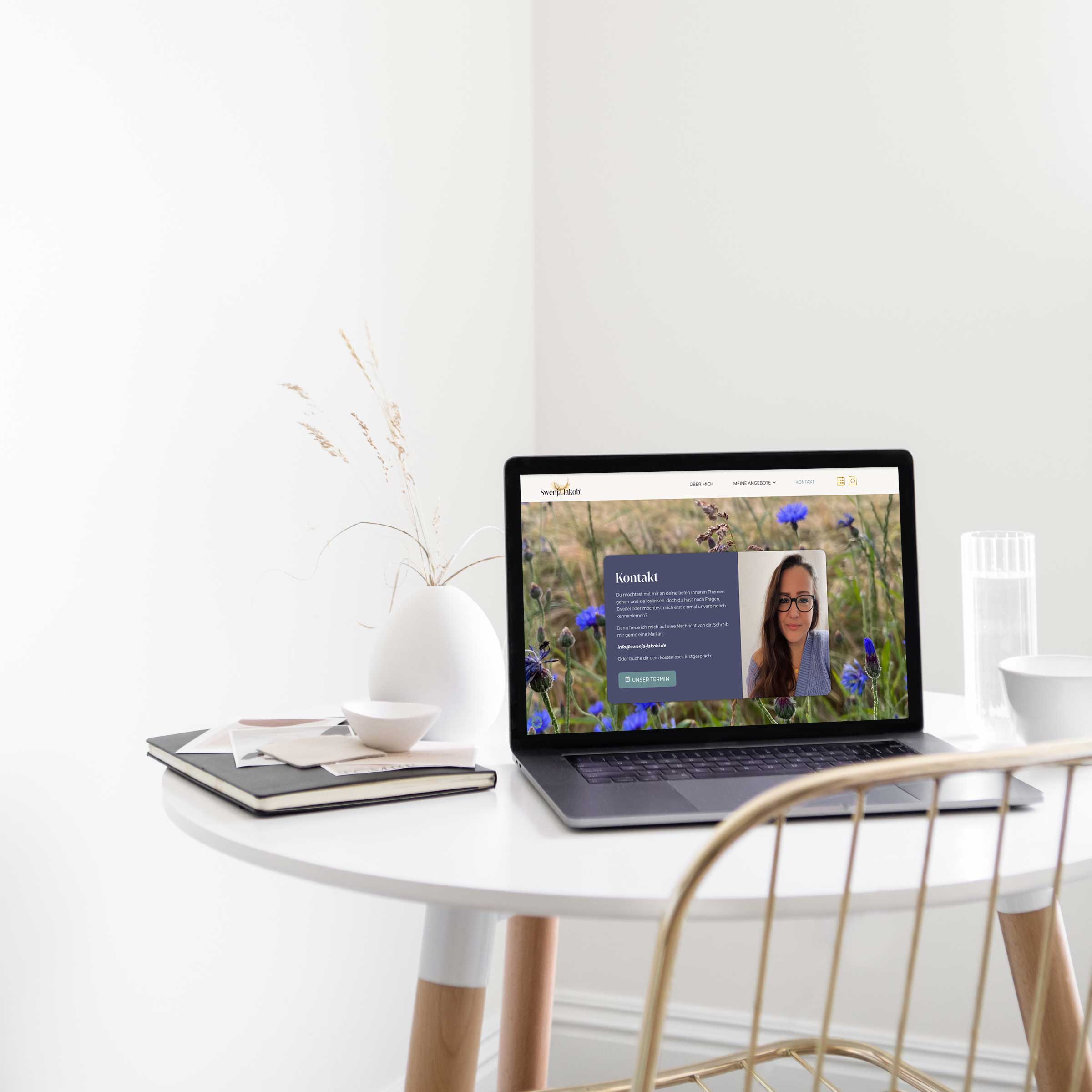 Webdesign und Texte: Feedback Swenja