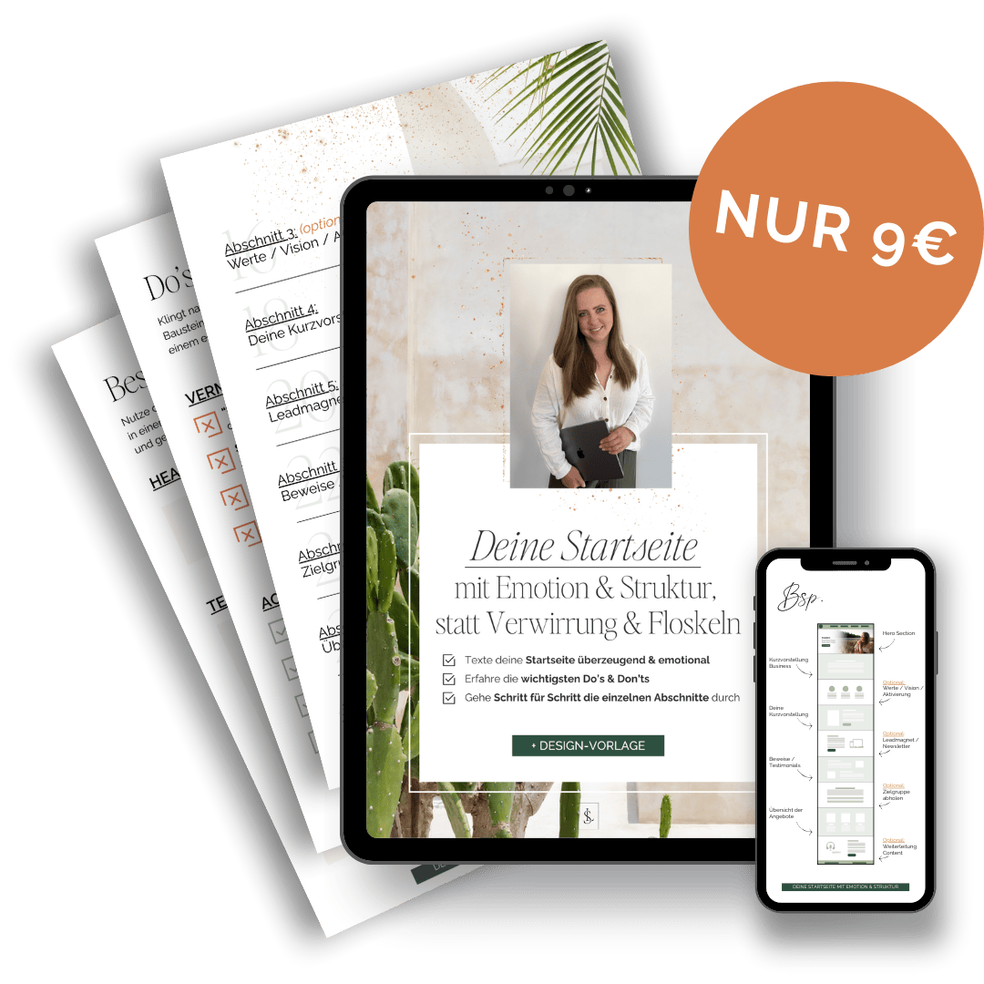 Guide Startseite texten